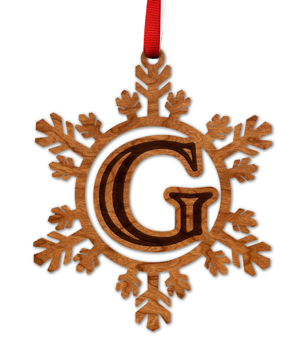 Letter Monogram Ornament G