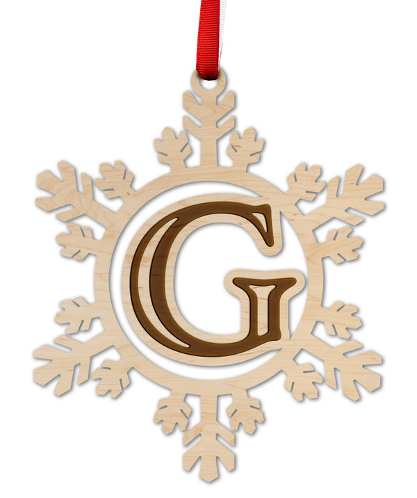 Letter Monogram Ornament G