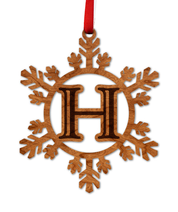 Letter Monogram Ornament H