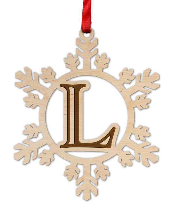 Letter Monogram Ornament L