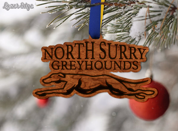 North Surry High School Ornament North Surry High School Greyhound