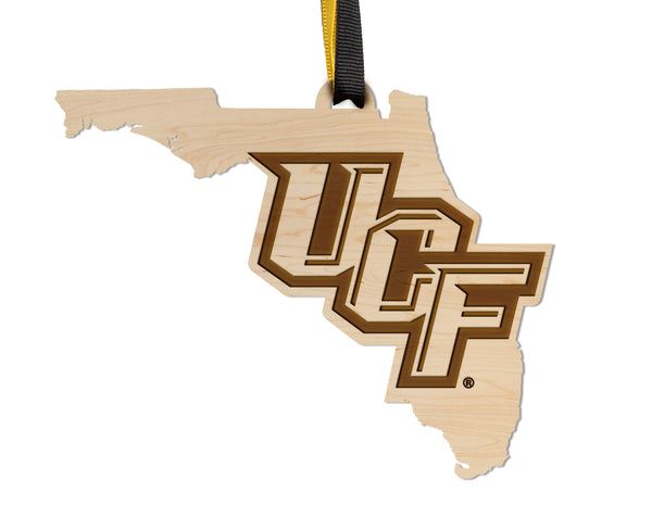 UCF (Central Florida) Ornament UCF on State