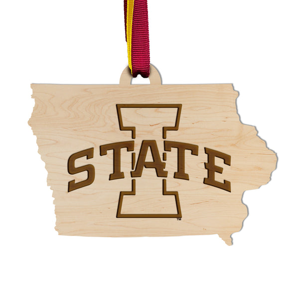 Iowa State Ornament Blcok I on State