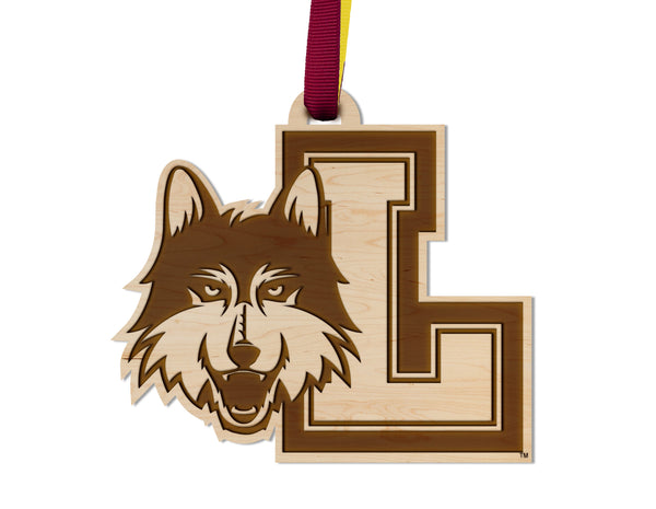 Loyola Chicago Ornament Block L Logo