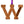 Load image into Gallery viewer, Western Illinois University Ornament Block W Logo
