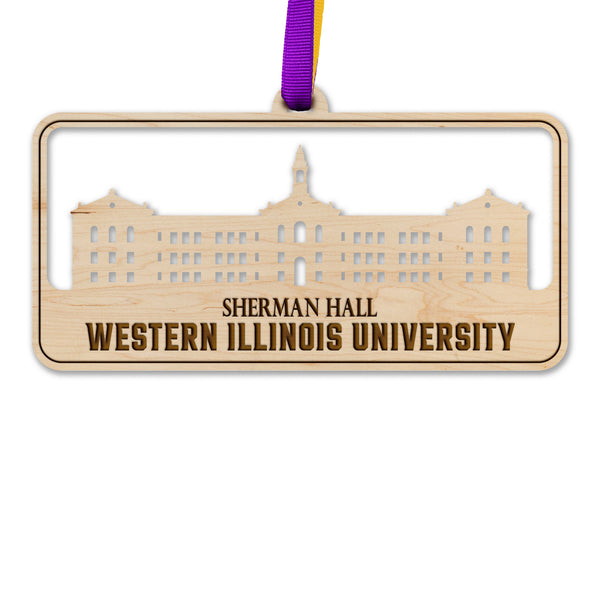 Western Illinois University Ornament Sherman Hall