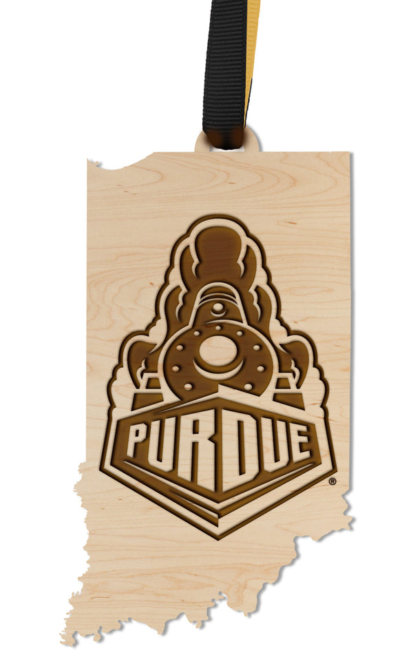 Purdue Ornament Boilermaker on State