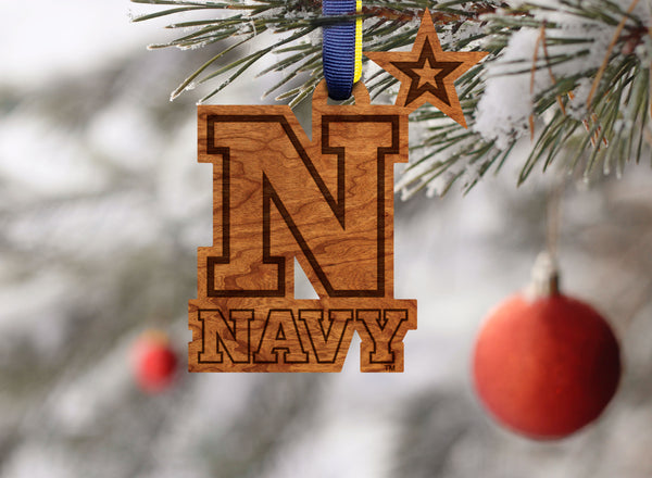 US Naval Academy Ornament N with Star