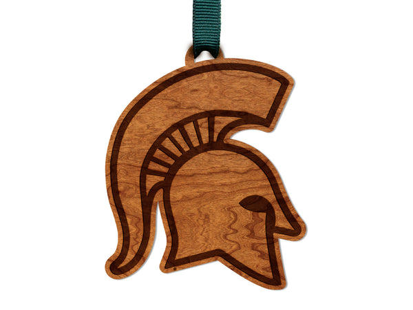 Michigan State University Ornament Spartan Helmet