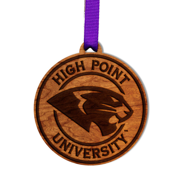 High Point University Ornament Panther Circular