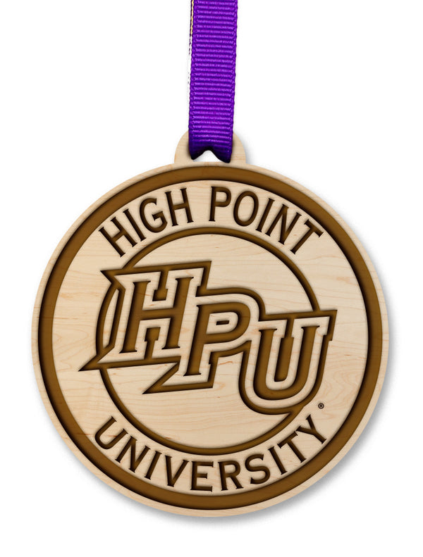 High Point University Ornament HPU Circular