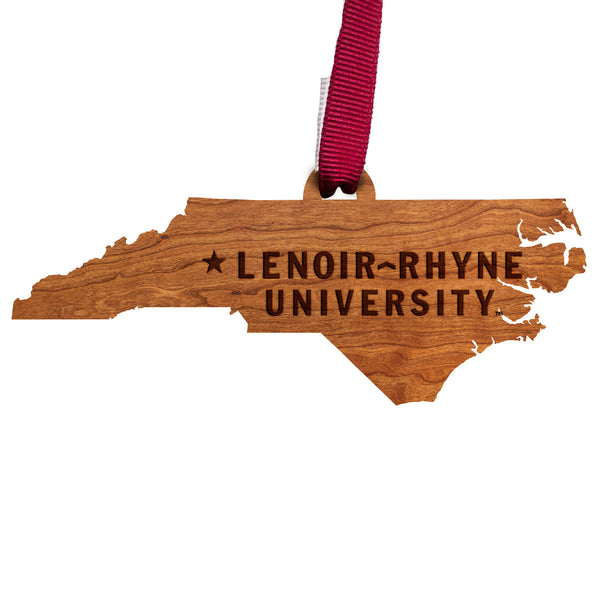 Lenoir Rhyne Ornament Wordmark on State