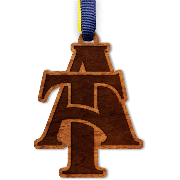 North Carolina A&T - Ornament - Logo Cutout A&T Lettering