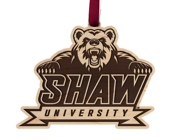 Shaw University Ornament Shaw University Logo Ornament