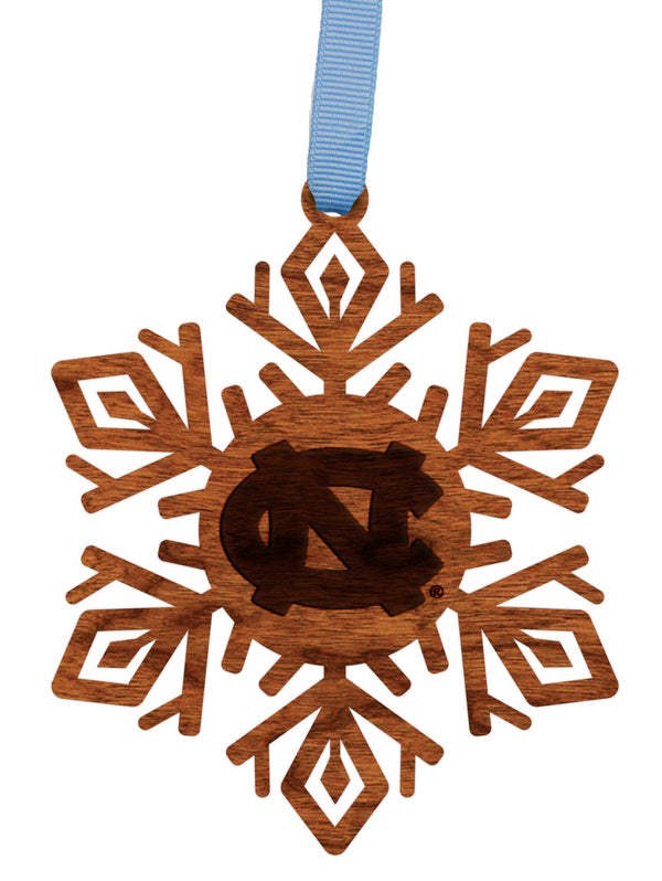 UNC Chapel Hill Ornament NC Letter Snowflake