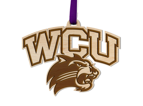 Western Carolina University Ornament WCU Logo