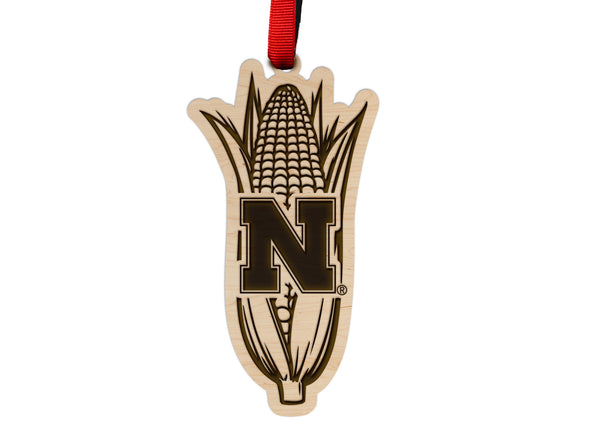 Nebraska-Lincoln Ornament Corn N