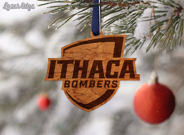 Ithaca College Ornament Ithaca Bombers Logo