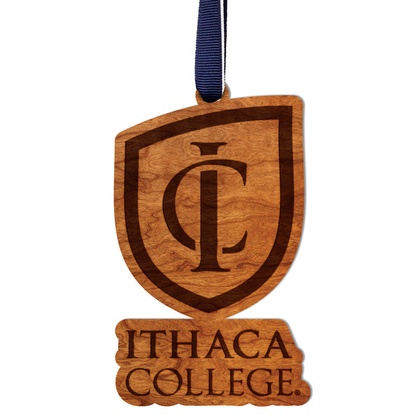 Ithaca College Ornament IC Logo