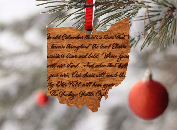 Ohio State Ornament State Battle Cry