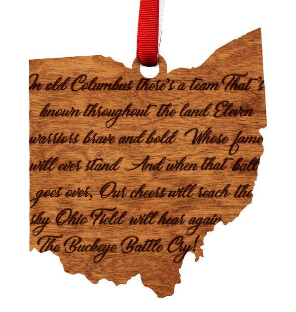 Ohio State Ornament State Battle Cry