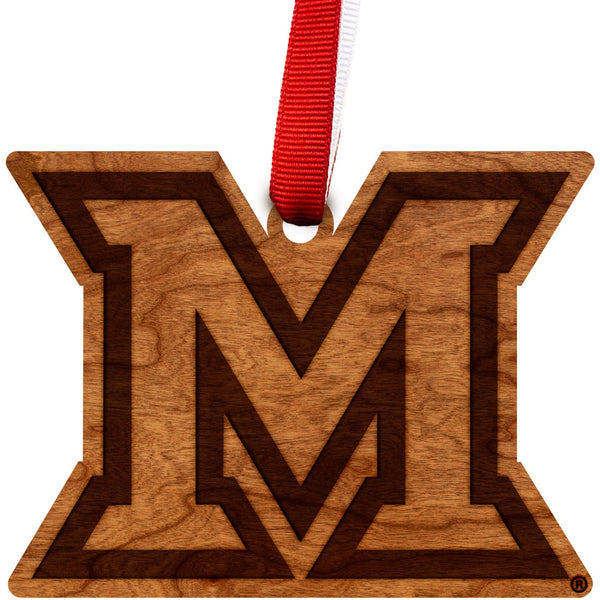 University of Miami Ohio M  Ornament