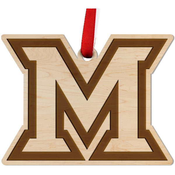 University of Miami Ohio M  Ornament