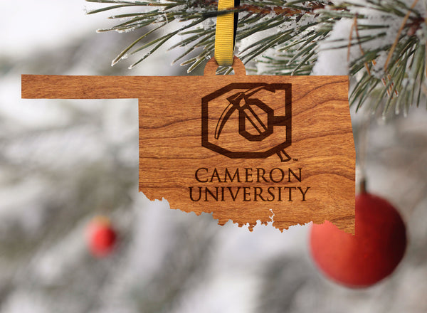 Cameron University Ornament Block C on State