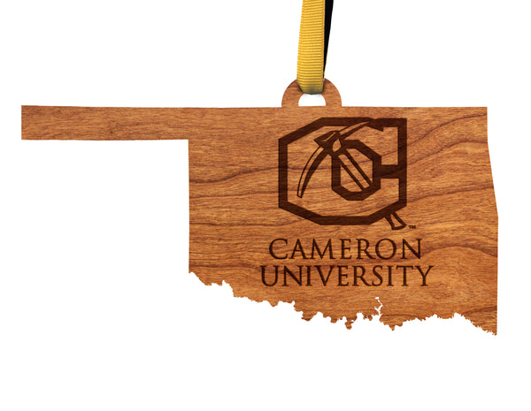 Cameron University Ornament Block C on State