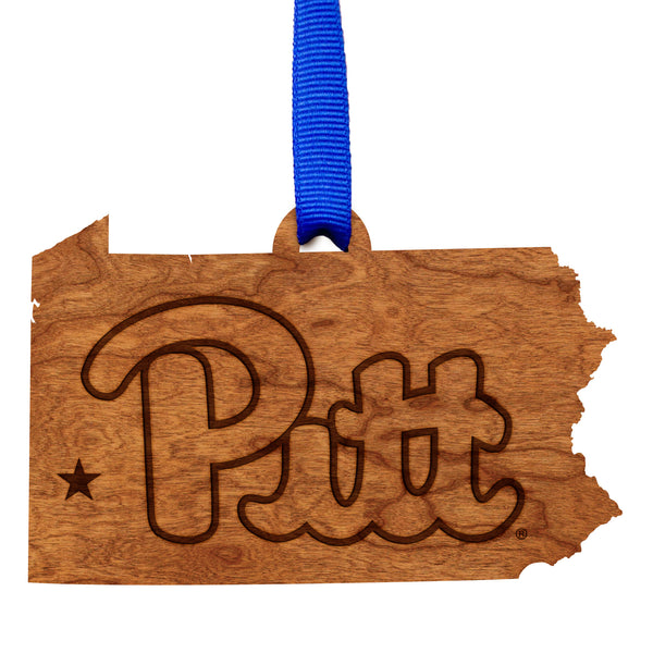 Pitt Ornament Pitt Logo on State