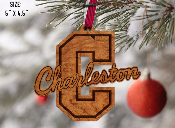 College of Charleston Ornament Charleston C Logo