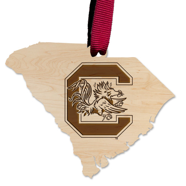 USC South Carolina Ornament Gamecock C on State