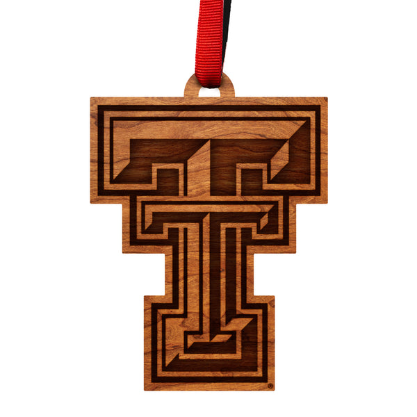 Texas Tech Ornament TT Logo