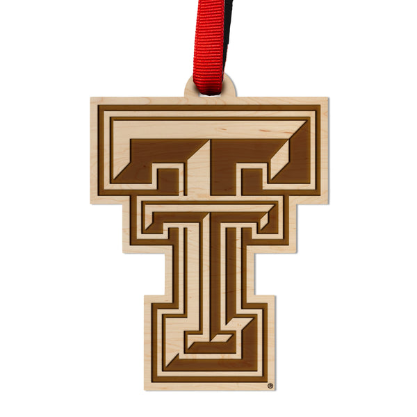 Texas Tech Ornament TT Logo
