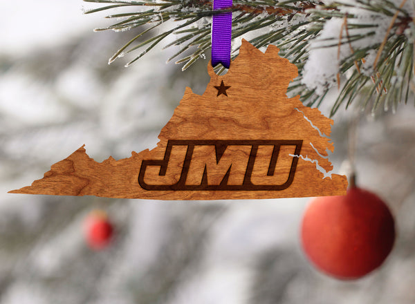 JMU Ornament JMU on State