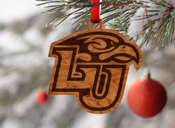 Liberty University Ornament Eagle over LU