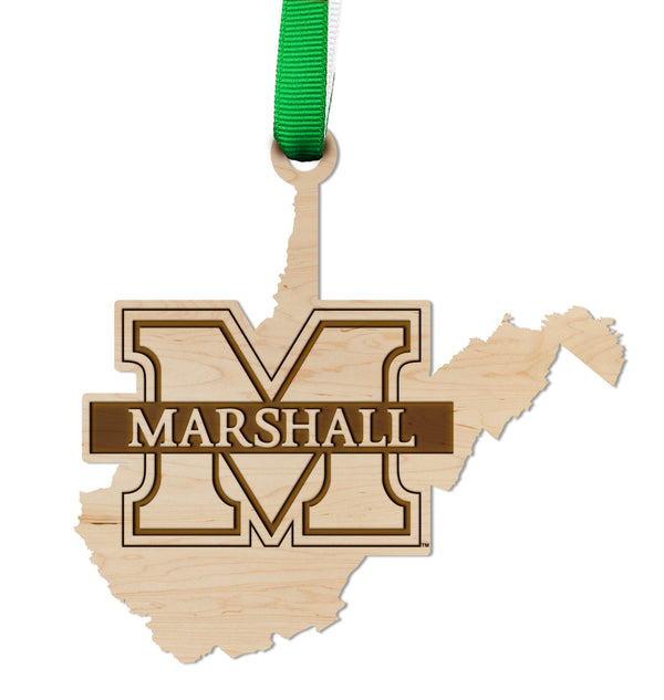 Marshall Ornament Block M on State