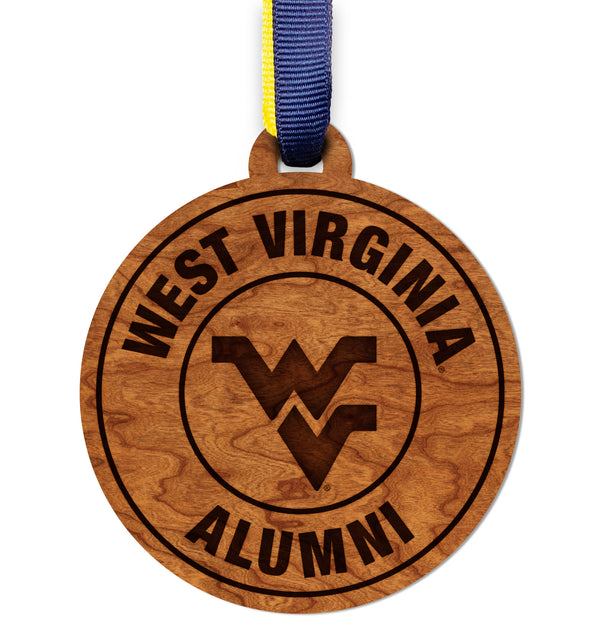 West Virginia Ornament Circular WV Alumni