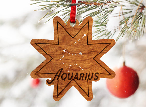 Zodiac Ornament Zodiac Aquarius