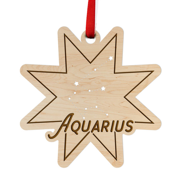 Zodiac Ornament Zodiac Aquarius