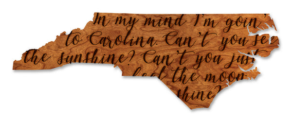 State Map Magnet Song Carolina in my Mind