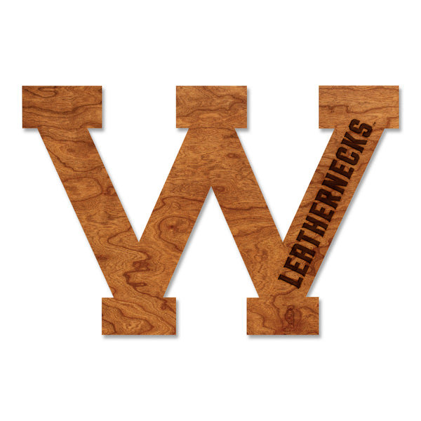 Western Illinois University Magnet Western W with Leathernecks