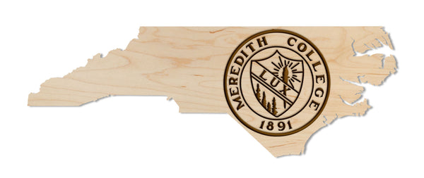 Meredith College Magnet Meredith College Seal on State