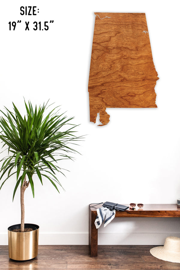 State Map Wall Hanging Alabama