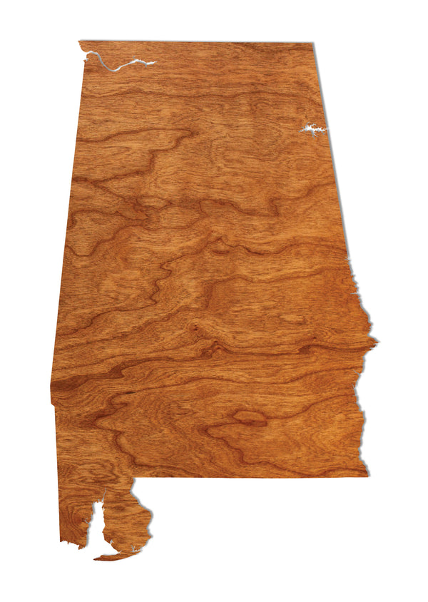 State Map Wall Hanging Alabama