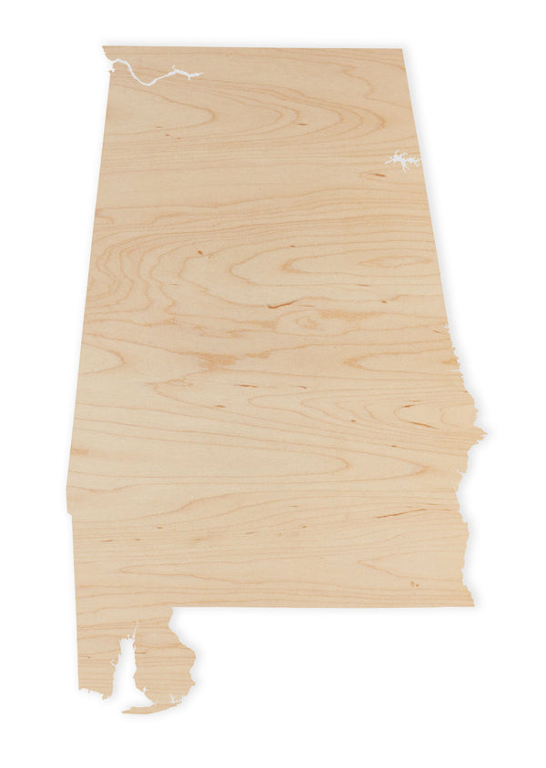 State Map Wall Hanging Alabama