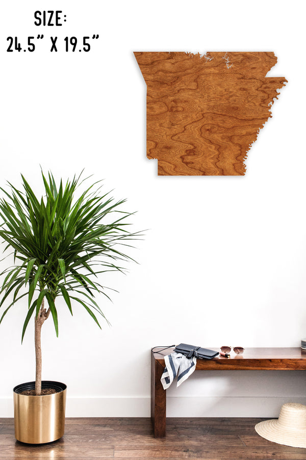 State Map Wall Hanging Arkansas