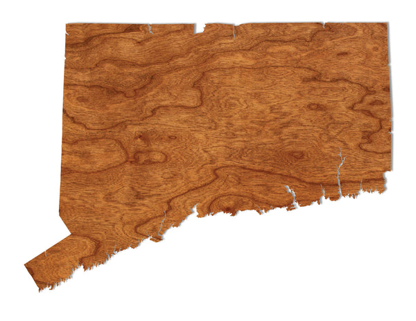 State Map Wall Hanging Connecticut