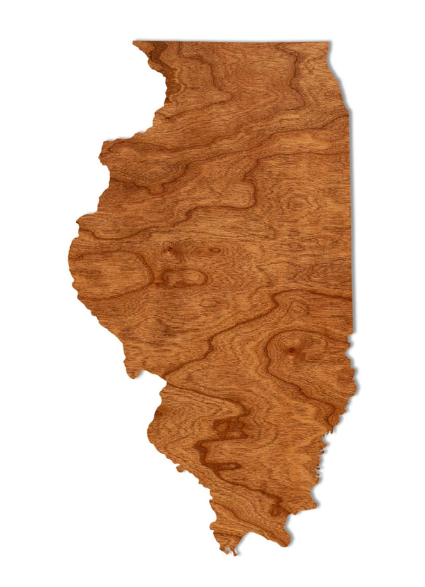 State Map Wall Hanging Illinois