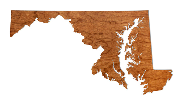 State Map Wall Hanging Maryland